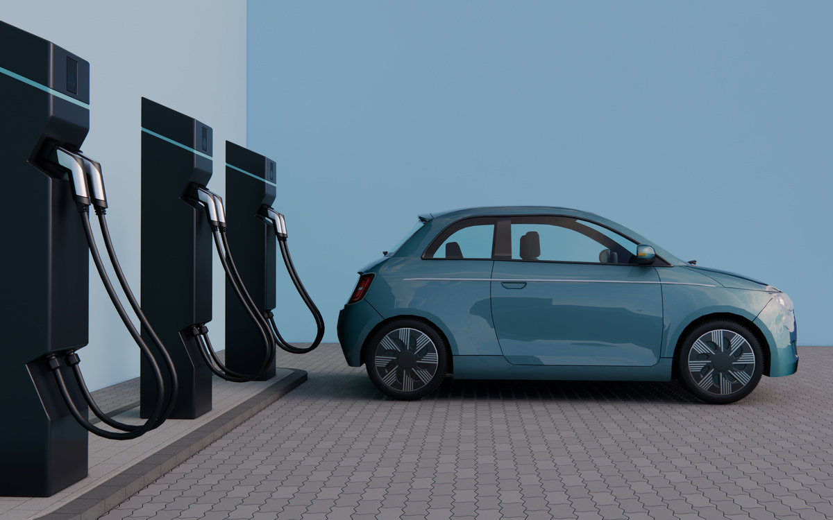 Electric vehicle charging station concept